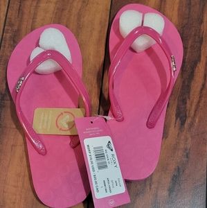 ROXY girls sandles pink size 1 NWT